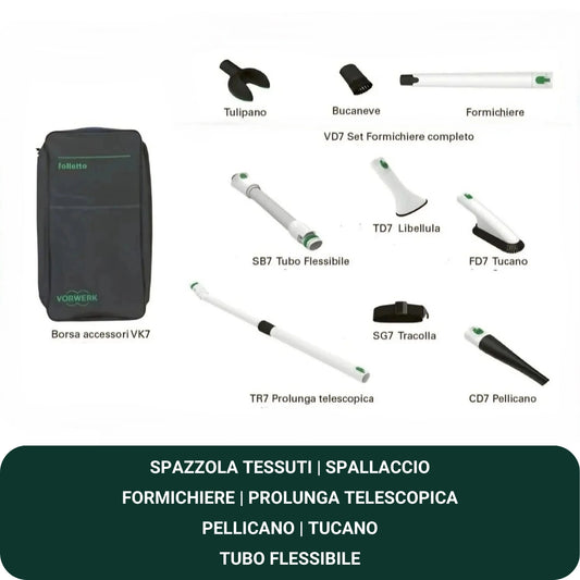 Borsa accessori completa Folletto VK7s