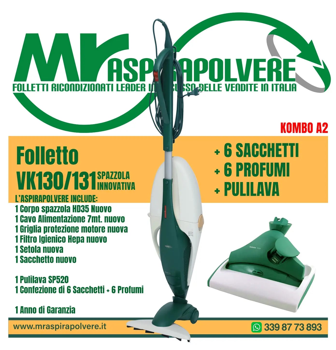 Combo A2 Vk130-131 - HD35 - SP520