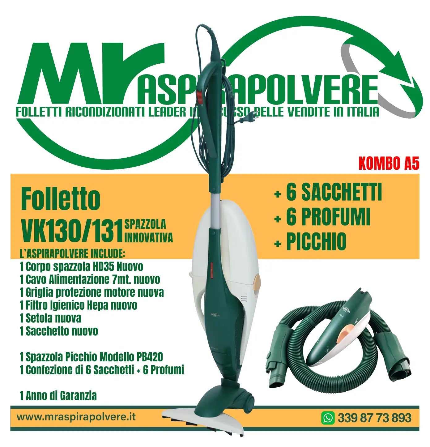 Combo A5 Vk130-131 - HD35 - PB420