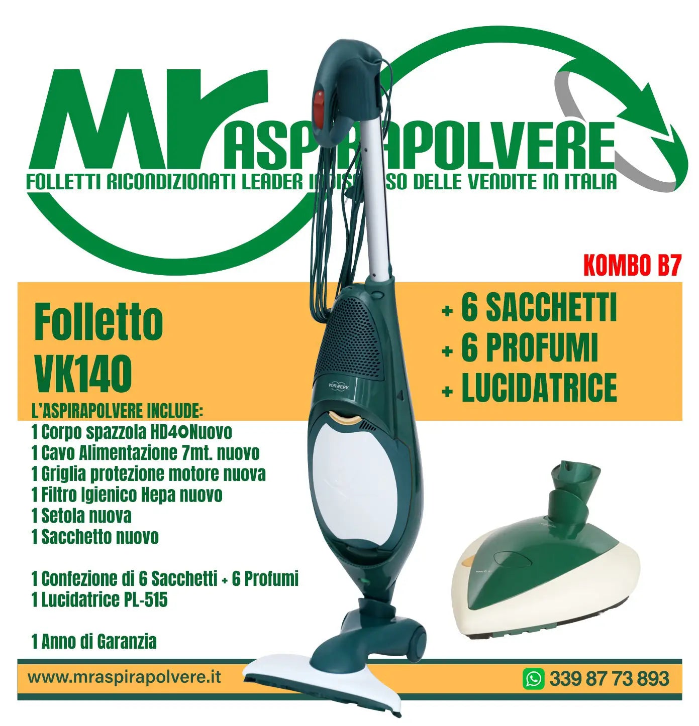 Combo B7 Vk140 - HD40 - PL515_risultato