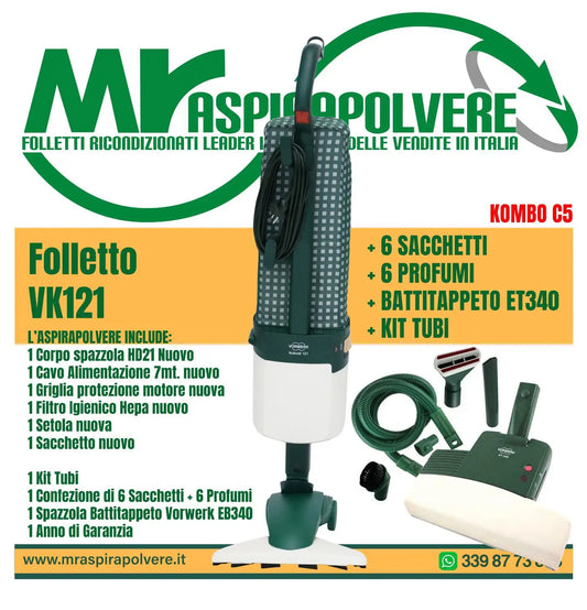 Combo C5 Vk121-122 - HD21 - ET340 - TUBO