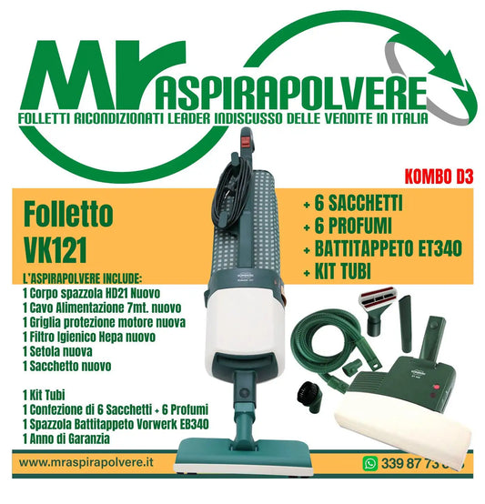 Combo D3 Vk121 - HD21 - TUBO - EB340