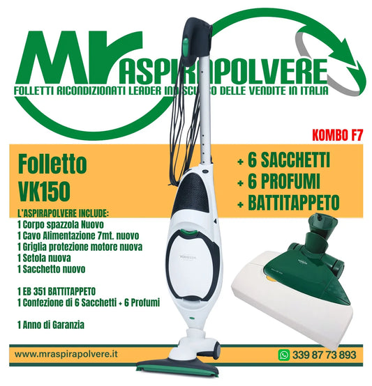 Combo F7 Vk150 - HD50 - EB351