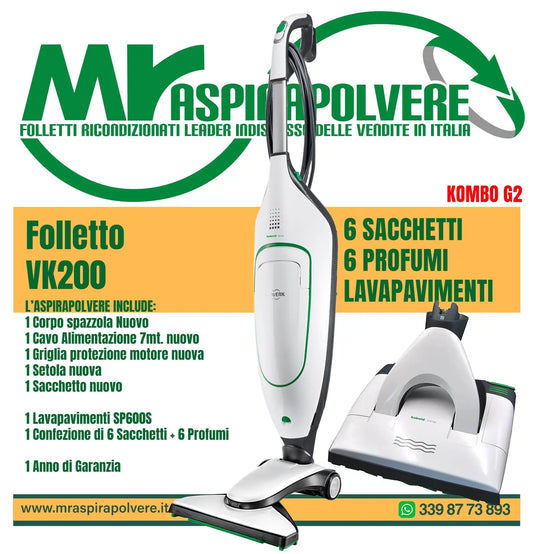 Combo G2 - folletto vk200, hd60, sp600s