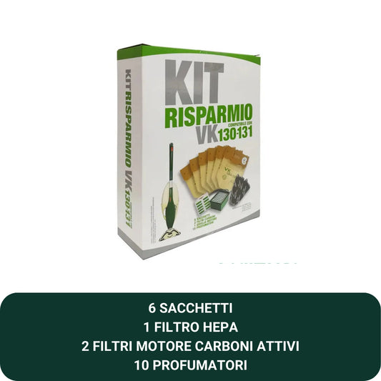 Kit Risparmio per Folletto Vk130 Vk131