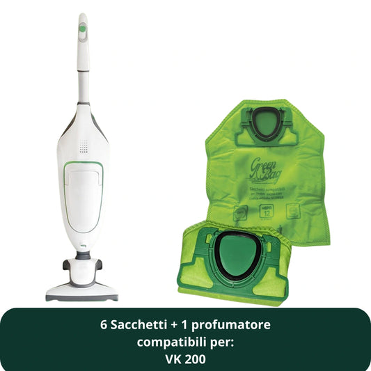 Sacchetto Green Bag Folletto VK200 | 6 Strati di Microfibra