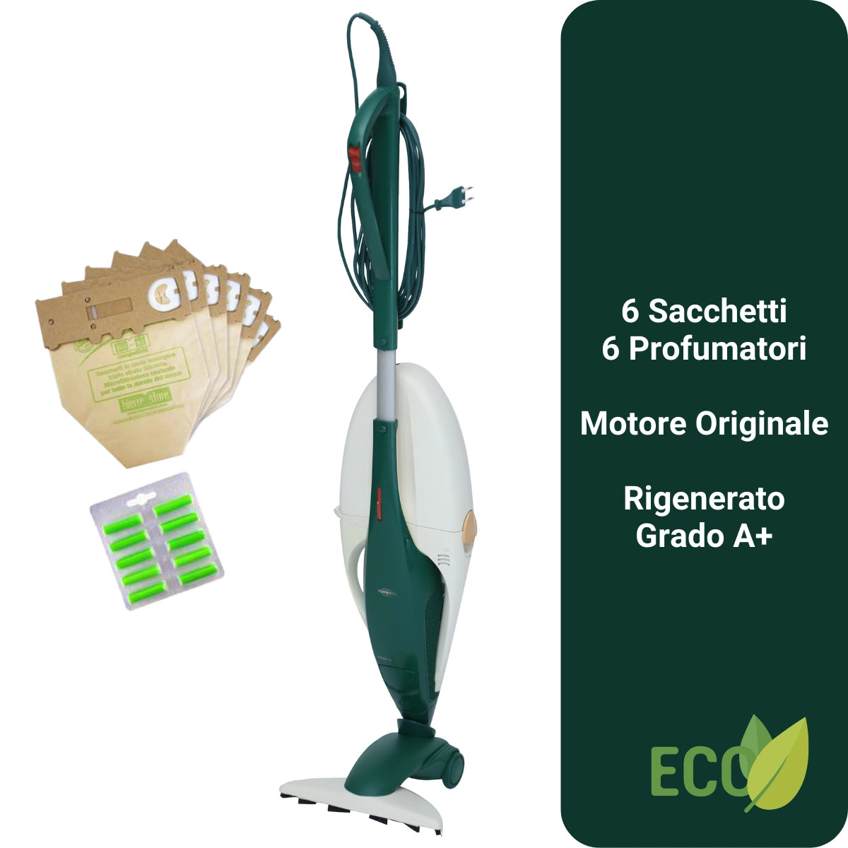 Mr. Aspirapolvere folletto vk130-131 con spazzola, sacchetto e profumi_risultato