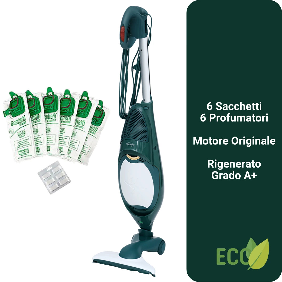 Mr. Aspirapolvere folletto vk140 con sacchetto e profumi_risultato