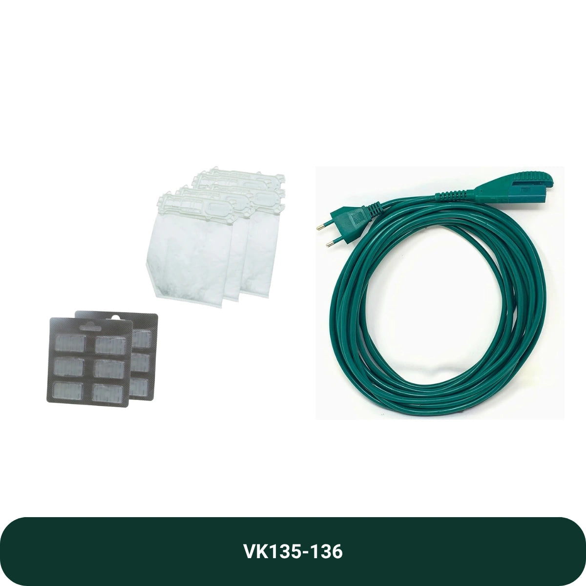 Kit VK135-136 con Filo, Sacchetti e Profumatore