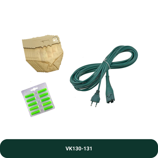 Kit Risparmio Folletto VK131-130 con Filo, Sacchetti e Profumatori