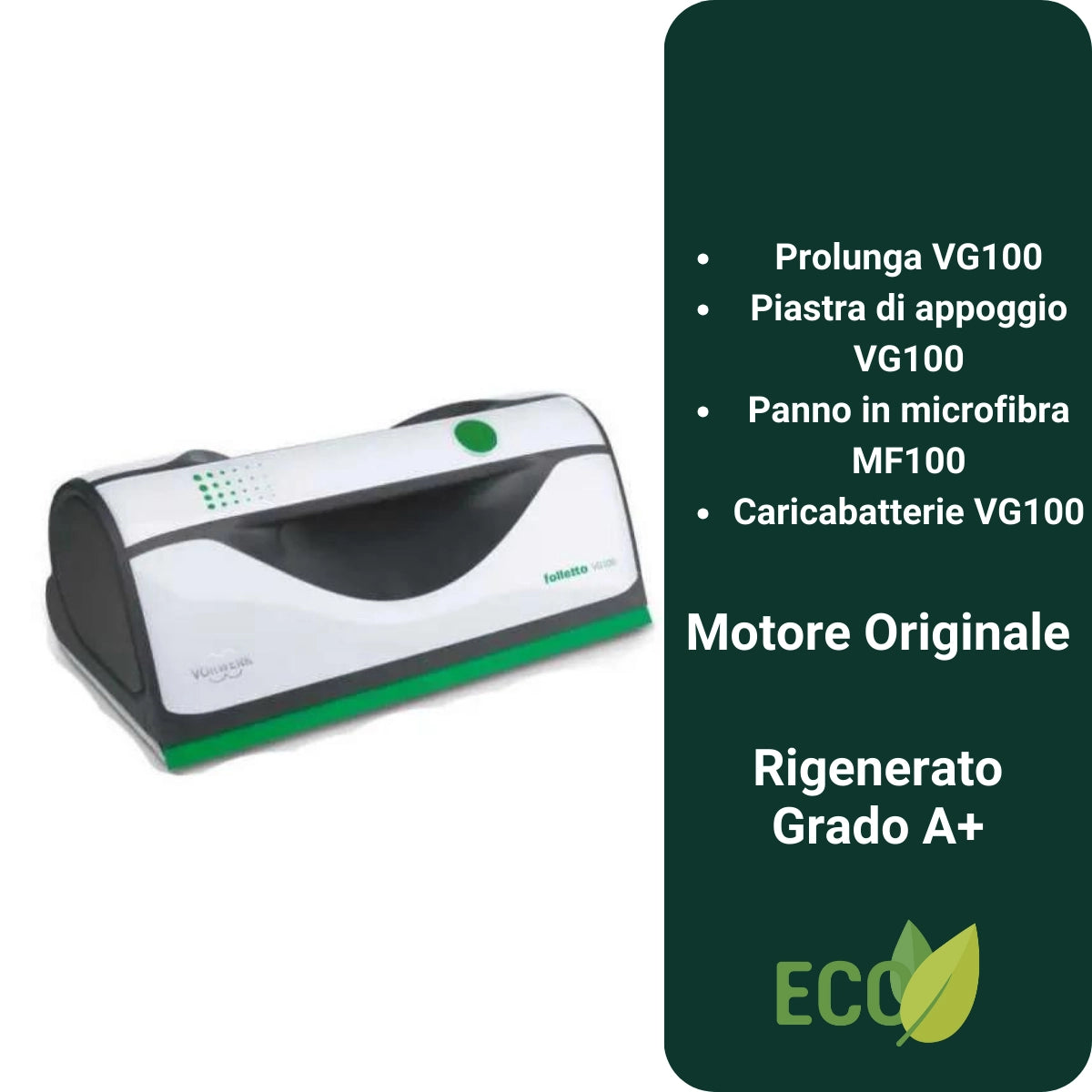 Mr aspirapolvere Lavavetri Vorwerk Folletto VG 100 Rigenerato_risultato